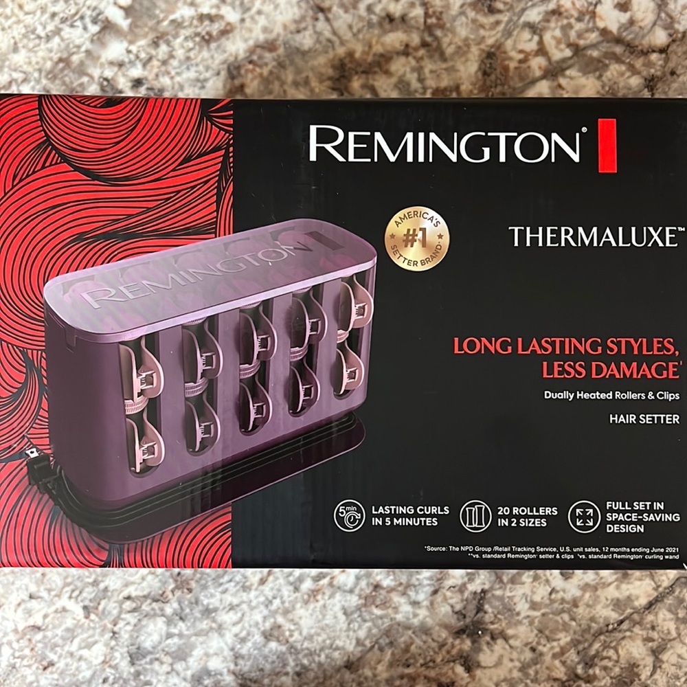 Remington Pro Hair Setter With Thermaluxe Advanced Thermal Curlers